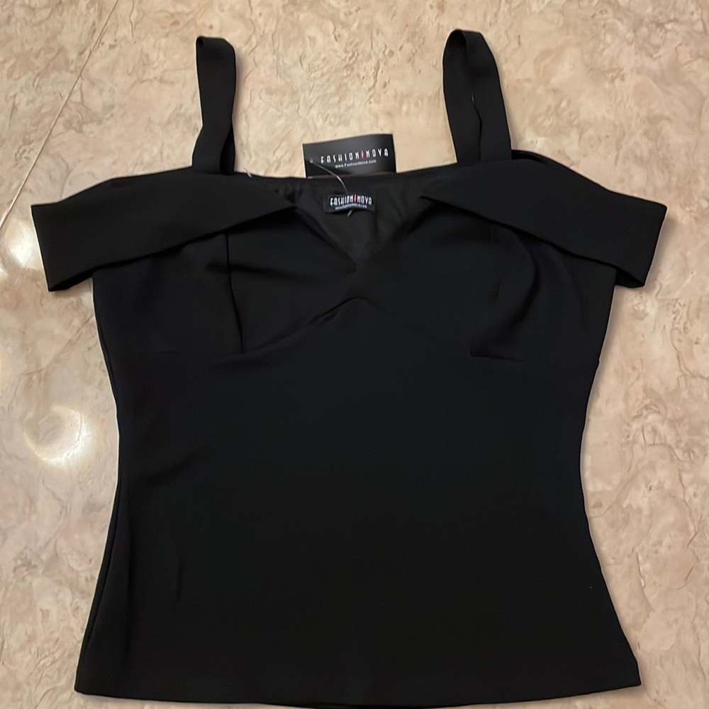 Fashion Nova Black Crop Top